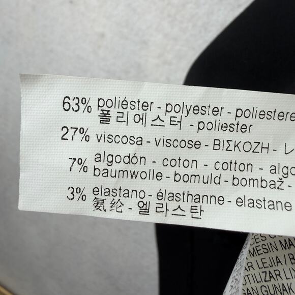 ZARA WOMAN Black Flutter Sleeve Shift Dress M Mini Minimalist Modern Chic - Picture 10 of 11